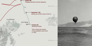 With a balloon toward the North Pole