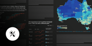 New: Dark mode for all Datawrapper visualizations