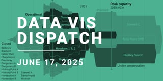 Data Vis Dispatch, June 17: Israel attacks Iran, Air India crash, and U.S. demonstrations
