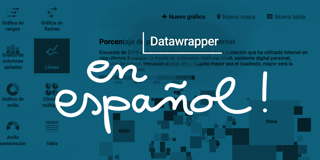 La herramienta de visualización de datos Datawrapper está ahora disponible en español