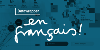 L’outil de visualisation de données Datawrapper est désormais disponible en français