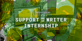Become our writer/support intern and help others create data visualizations