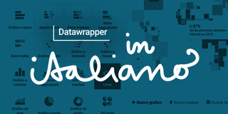 Datawrapper, lo strumento per la visualizzazione dei dati, è ora disponibile in lingua italiana