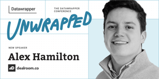 Alex Hamilton, Dealroom.co, will speak about building products with Datawrapper’s live functionality