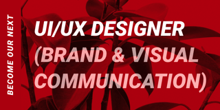 We’re hiring a UI / UX designer with experience in brand and visual communication