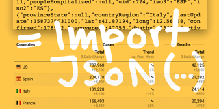 How to import JSON data into Google Sheets to create a live COVID-19 chart
