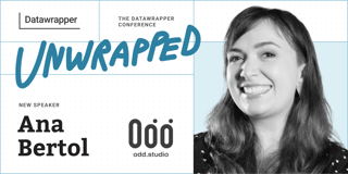 Ana Bertol, Odd Data & Design Studio, will speak about helping scientists make their data speak with Datawrapper