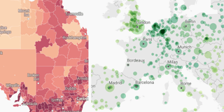 New: Add place labels in choropleth and symbol maps with one click