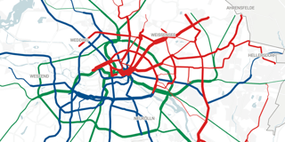 A gap on the map: How busy are the rails?