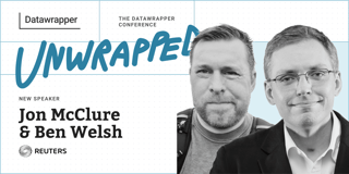 Jon  McClure & Ben  Welsh, Reuters, will speak about automating hundreds of charts each week