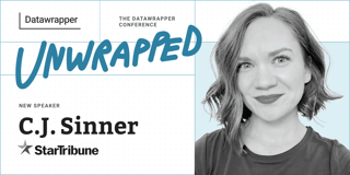 C.J. Sinner, Star Tribune, will speak about making four unique charts with Datawrapper scatterplots