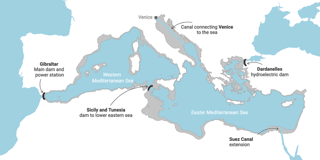 How a man wanted to empty the Mediterranean sea, for peace