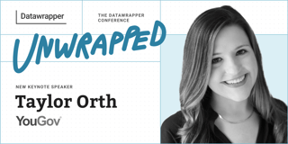 Taylor Orth, YouGov, will speak about using Datawrapper to visualize public opinion