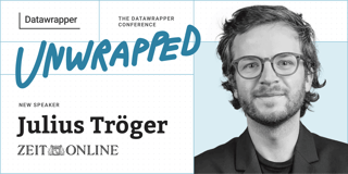 Julius Tröger, ZEIT Online, will speak about animations, live dashboards, and scroll formats