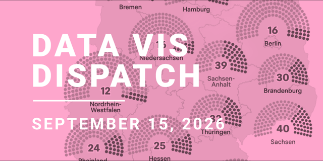 Data Vis Dispatch, September 15: 9/11, iPhone launches, and “coolcations”