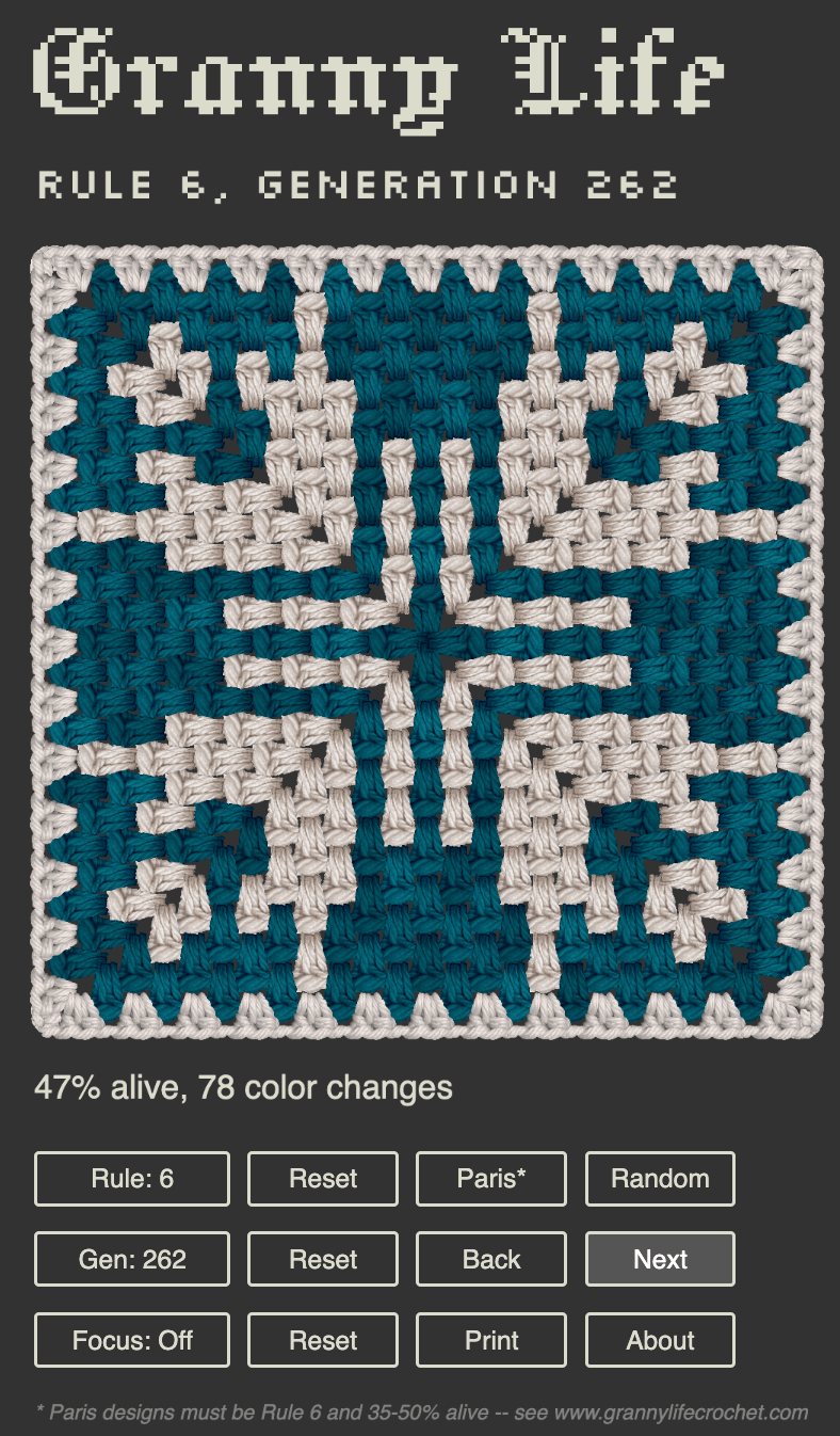 mathgrrl: "Still time to join the Granny Life community math/art project at www.grannylifecrochet.com!," November 12 (<a href="https://bsky.app/profile/mathgrrl.com/post/3m5hkkovnj22v"><strong>Bluesky</strong></a>, <a href="https://www.grannylifecrochet.com/"><strong>Granny Life</strong></a>)