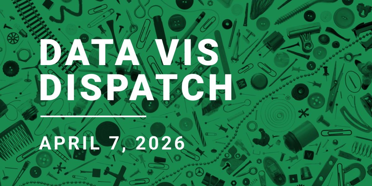 Data Vis Dispatch, April 7: #30DayChartChallenge, spring, and Easter toast | Datawrapper Blog