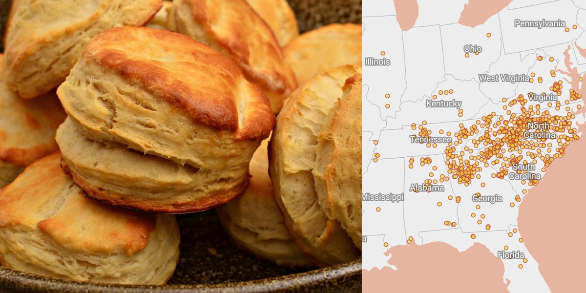 Where to get Bojangles biscuits | Datawrapper Blog